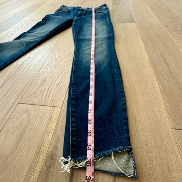 Mother Jeans Looker Ankle Step Fray Size 26 NWT - Picture 5 of 7